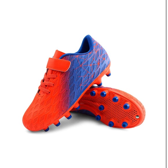 🆕Kids Orange and Blue Soccer Cleats new - Picture 3 of 9